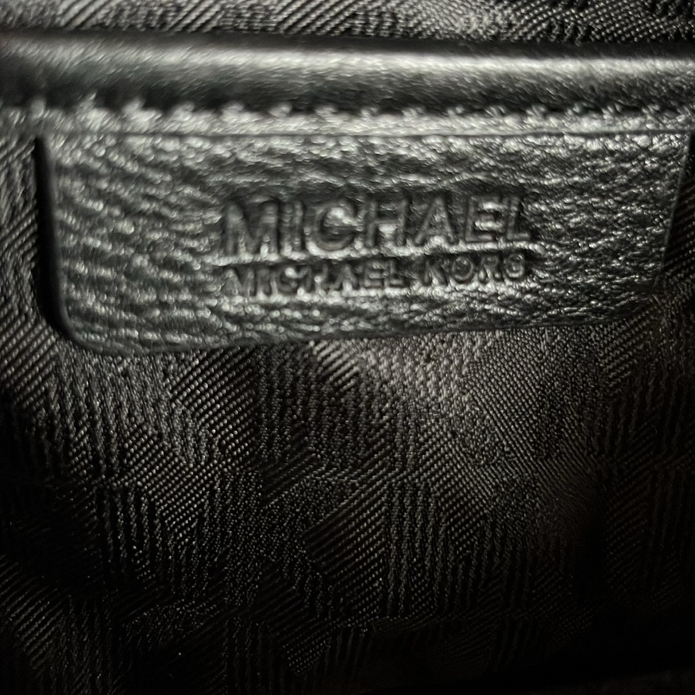 Michael Kors Bedford Medium Pebbled Leather Black Tote - Picture 7 of 10
